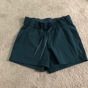 Dark Teal Lululemon Shorts Size 4